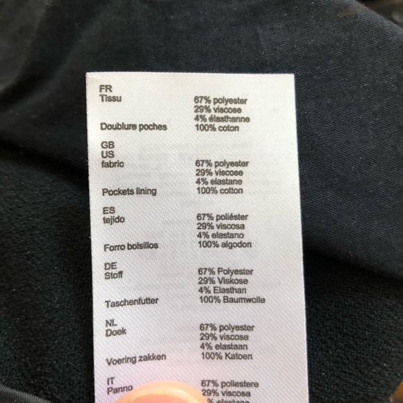 Maje Velvet-Trimmed Crepe Straight leg pants 38 - Picture 8 of 11